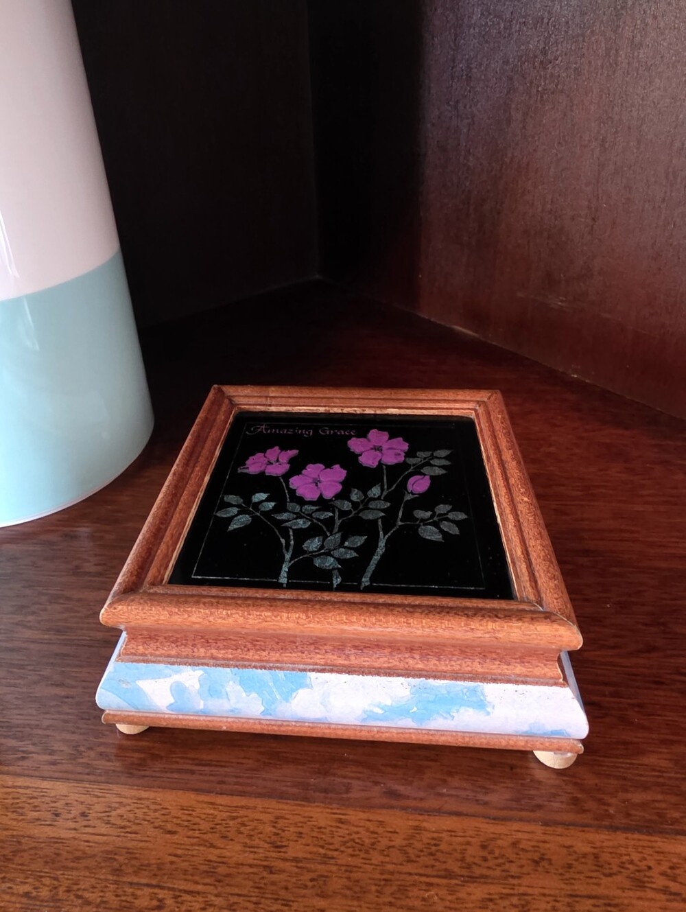P. Graham Dunn "Amazing Grace" Wooden Music Box — The Master's Piece Edition